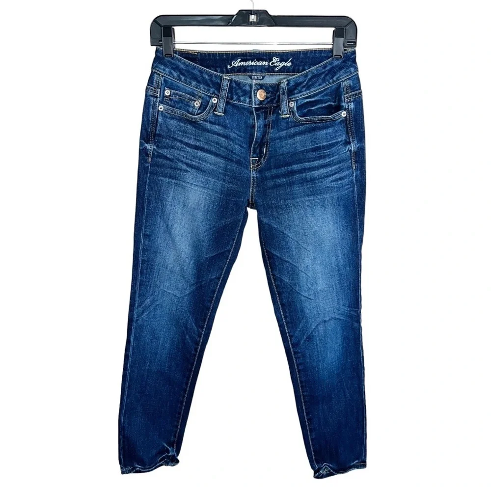 American Eagle Jeans Women’s Size 00 Blue Slouchy 28x26